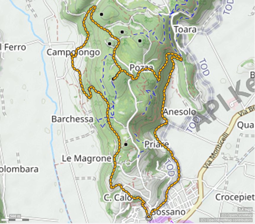 Esc.Berici-Sossano-Campolongo-M.teCistorello-Riveselle